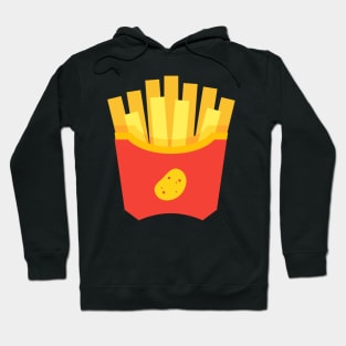 French Fries Pattern Hoodie